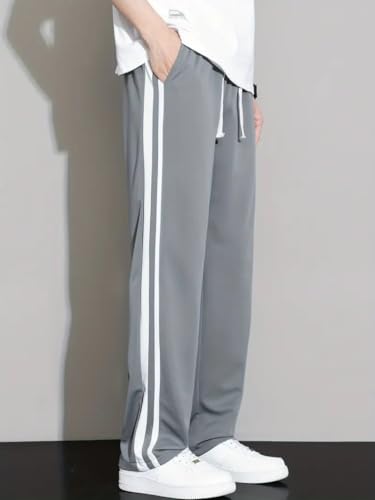 Image of Track Pants for Men - Modern, Stylish, Comfortable & Stretchable Athletic Joggers for Casual & Gym Wear