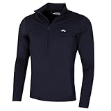 J.Lindeberg Mens Luke Half Zip Sweater - JL Navy - L