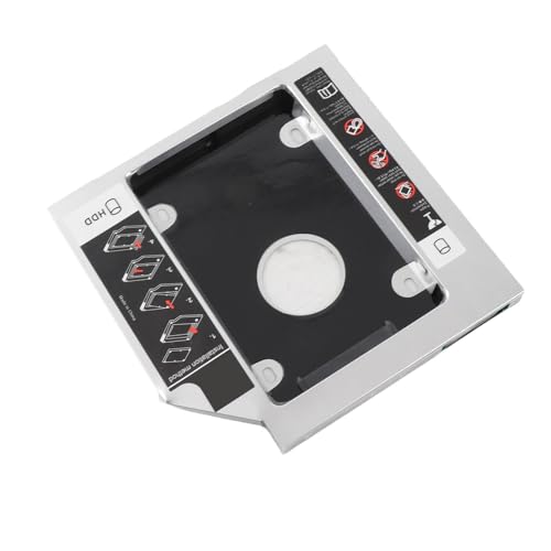 Adaptador delgado de aluminio 12.7mm para segunda unidad de disco miniatura 6