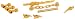 LEGO Ninjago Gold Weapons Set (Minifigures)