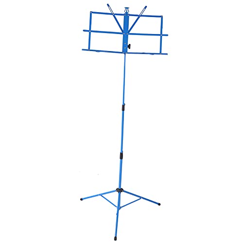 Métal de musique portable avec lift rack fold bleu ultra stable