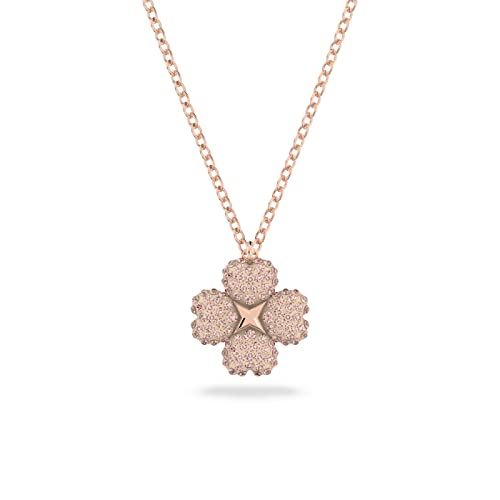 Swarovski Women's Necklace Latisha Flower Rhodium Plated Rose Gold 5636489