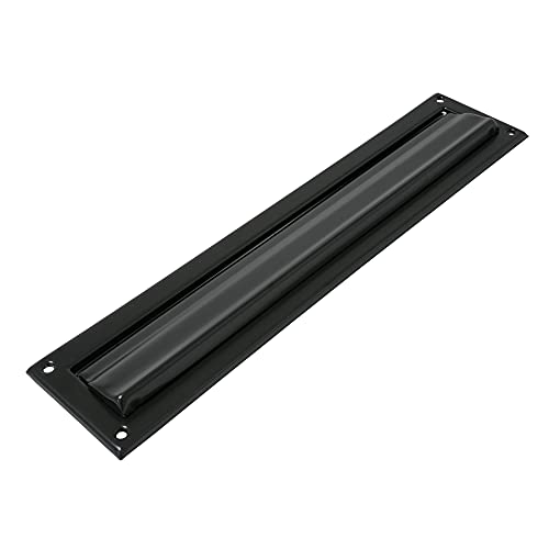Amig - Bocacartas para Paredes o Puertas de Interior y Exterior - Medida Total 342x73 mm, Medida boca 246x48 mm | De Acero...