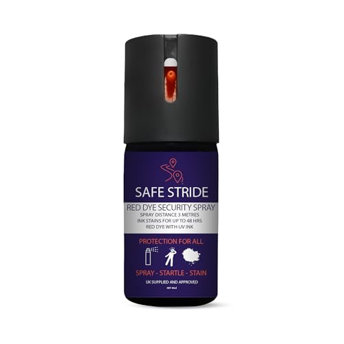 LARGER SIZED Self Defence Spray SAFESTRIDE Criminal Identifier Sp...