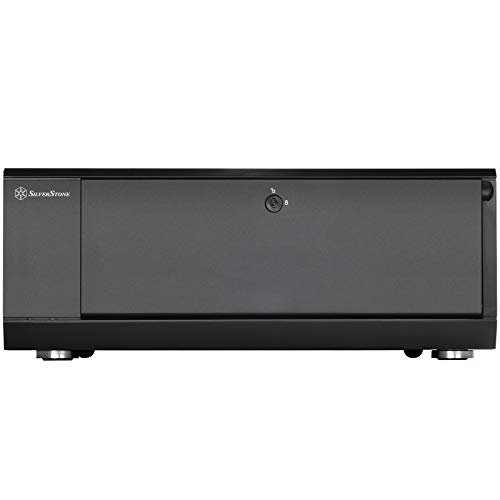 Image of Silverstone Technology GD10B Home Theater Computer Case (HTPC) with Lockable Front Panel for ATX /Micro-ATX Motherboards GD10B-x