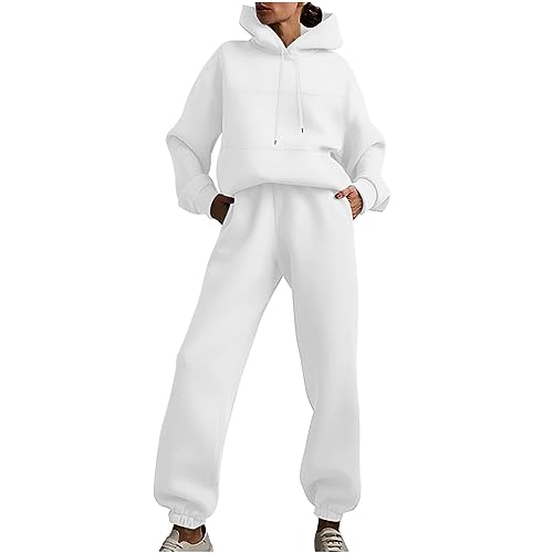 EMATOP 2 Teilig Frauen Freizeitanzug Langarm Kapuzenpullover + Hose...