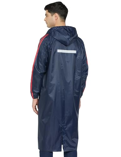 Image of Amazon Brand - Symactive Polyester Water Resistant Long Rain Coat