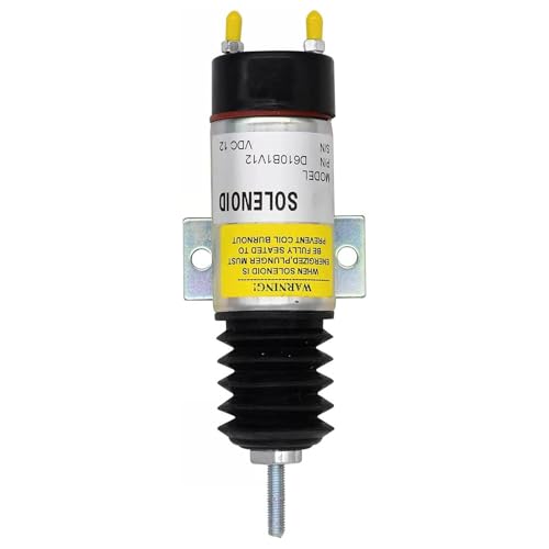 Nayuank Dual Coil Pull Solenoid 12V D610-B1V12 D610B1V12 Fits For Kubota Engine D905