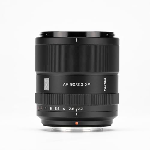 Image of VILTROX 90mm F2.2 EVO XF-Mount Lens for Fuji, APS-C Autofocus Telephoto Prime Lens for Fujifilm Fuji X-Mount Cameras X-E4 X-E5 X-H1 X-Pro3 X-S10 X-T4 X-T30 XT30II X-T200 X-H2 X-H2S X-T5 X-S20