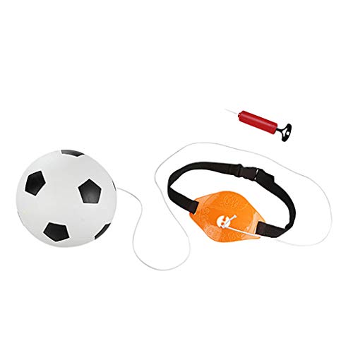 TADAMI Soccer Trainer Aid,Kick Trainer,Hands Free Solo Soccer/Volleyball/Rugby Trainer,Football Kick Throw Solo Practice Training Aid Control Skills Adjustable Waist Belt for Kids Adults