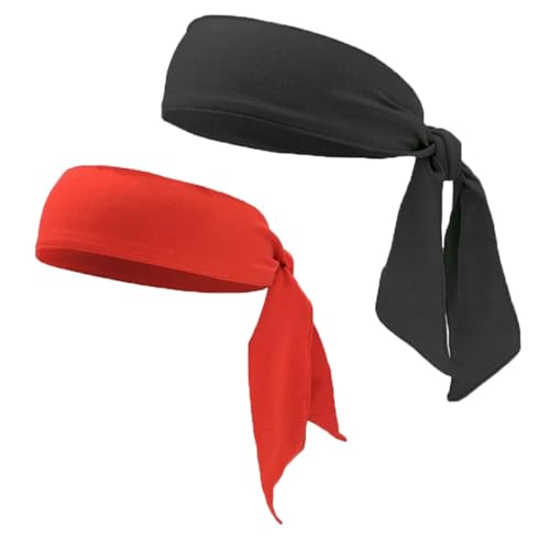 2 Cintas Deportivas | Diademas Transpirables para Hombres y Mujeres Tenis, Ciclismo & Gimnasio | Tejido Ligero de Secado Rápido | Controlan el Sudor Durante el Ejercicio.