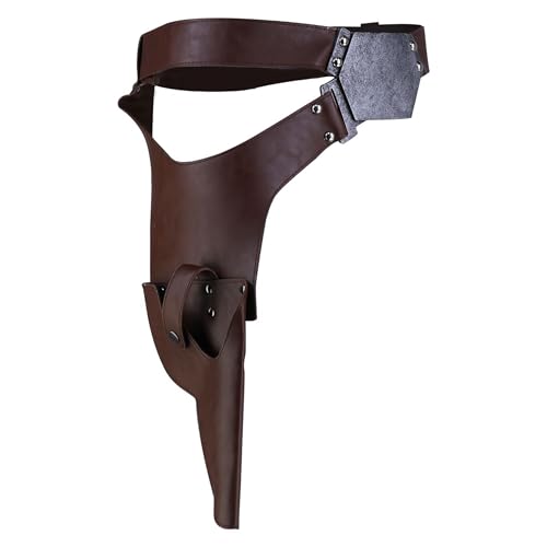 Xcoser Adult Han Solo Belt Cosplay Costume PU Holster Belt Props Adjustable4