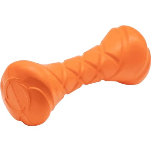 Sprenger Hundespielzeug Apportierhantel - Spaß und Training für alle Hunderassen, orange - 18 x 7cm