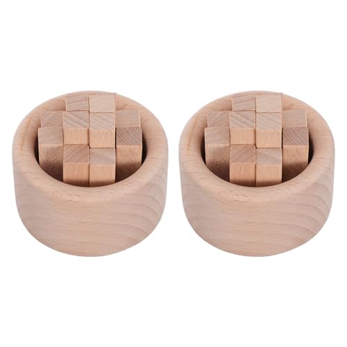TOGEVAL Difusor de Aromas Pasivo de Madera de Haya 2 Piezas, Compacto y Portátil para Aceites Esenciales, sin Energía ni Agua, Adecuado para Hogar, Oficina y Viaje, Difusores Esenciales