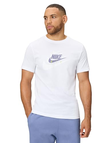 Nike Men's Sportswear T-Shirt Futura Air, White, Small