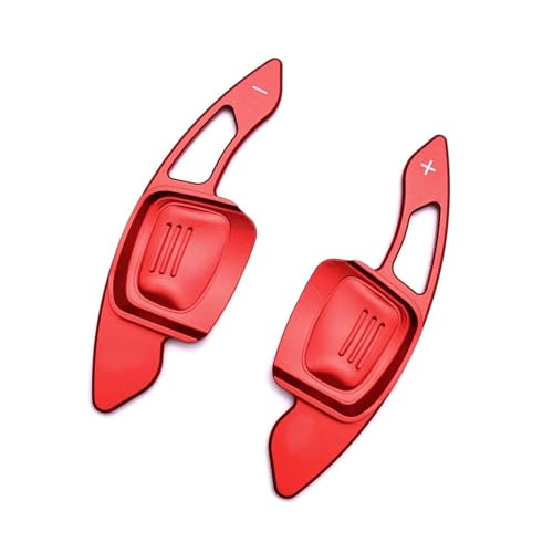 Compatible With For Tharu For C-Trek For Tiguan L 2017 2018 2019 2020 For Phideon ステアリングホイールパドルシフター改造アクセサリー シフトパドルエクステンション(赤)