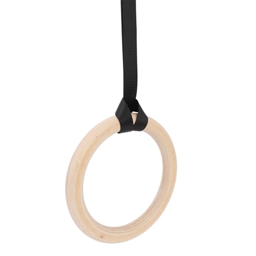 Anillas de gimnasia de madera de abedul premium para entrenamiento miniatura 7