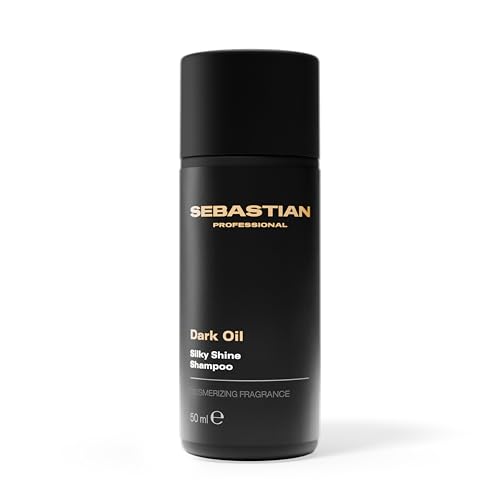 Sebastian Professional Dark Oil Lightweight Shampoo | Infused with Jojoba & Argan Oil | Travel Size |1.6 Fl Oz (Pack of 1)
