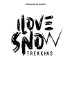 Winterwanderung Notizbuch: 100 Seiten | Liniert | Schneeschuhwandern Winter Schnee Wandern Geschenk Wanderer Schneewanderer Team Schneeschuh Wanderung Winterwanderer