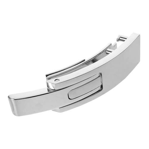Boucle de ceinture d'haltérophilie Toyvian en aluminium argenté pour squat