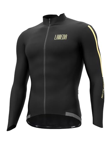 LAMEDA Winter Cycling Jackets for Men Thermal Warm Bike Jacket Windproof reflective jacket Running Jacket for Cold Weather