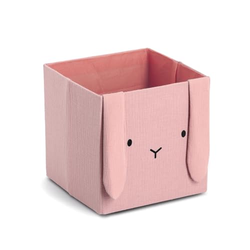 ZELLER PRESENT SCHÖNER LEBEN. PRAKTISCH WOHNEN. Boîte de rangement lapin en mousseline