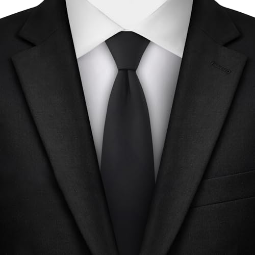 Image of Jacob Alexander Men's Slim Width 2.75 inch Solid Color Tie