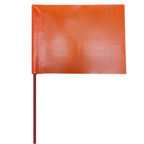 9'4" Sand Dune Safety Whip Flag w/ 2pc Red Pole Silver Lake Glamis Dumont Little Sahara