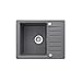 Produktbild Bergström Spülbecken, Grau, 58 x 46 cm mit Trockenplatz