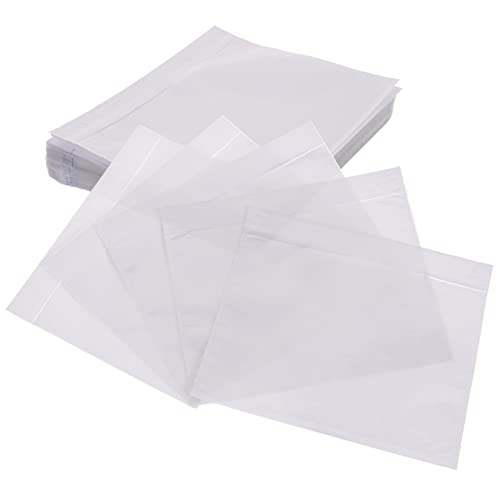 Gogogmee 100pcs Packaging Bag Stand Transparent List Bags Envelopes Packing List Envelopes Holder Packing List Bags Envelopes for Packing Cover Vinyl Wrap Packing Slip Envelope Invoice Bag
