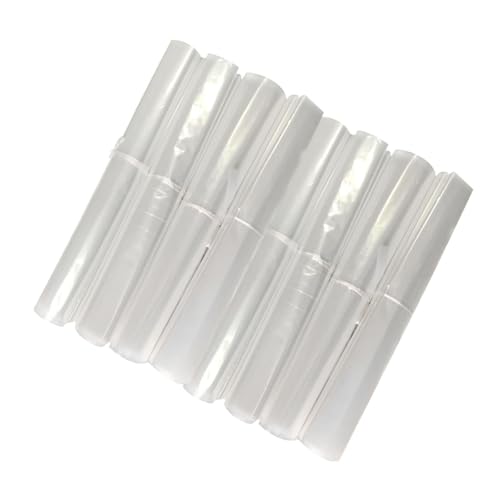 GANAZONO Bolsas de Plástico Transparentes para Tintorería 60 Unidades 55X80 CM Fundas Antipolvo para Prendas y Almacenamiento en Seco