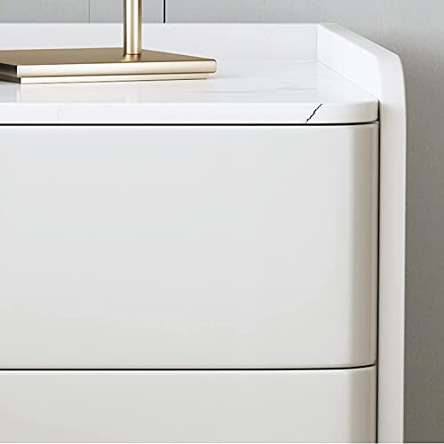 Table de chevet minimaliste moderne pour optimiser le rangement du lit - 4