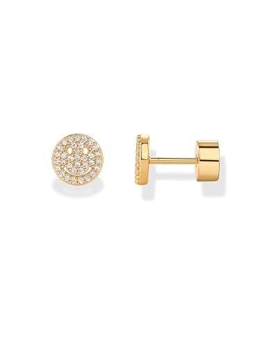 Image of PAVOI 14K Gold Plated Dainty Flat Back Earrings for Women, Piercing Studs