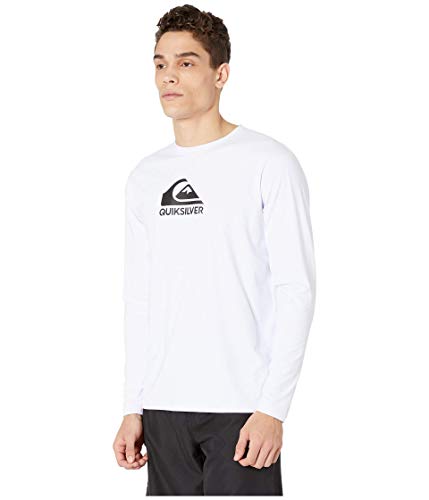Quiksilver Men's Solid Streak Long Sleeve Rashguard UPF 50+ Sun Protection3