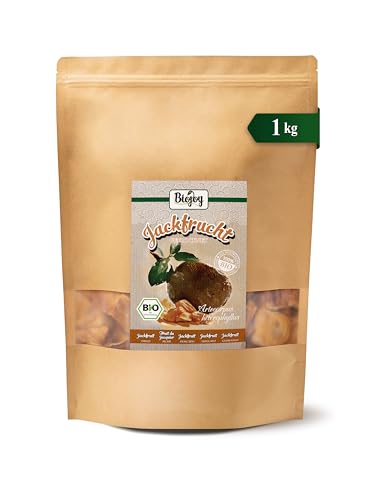 Biojoy Jackfruit deshidratado Ecológico (1 kg), sin azúcar añadido y sin azufre, natural