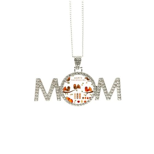Collier motif dessin animé, le bijou d'anniversaire chargé d'amour pour maman