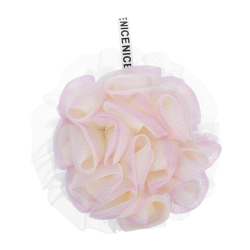 POPETPOP Esponja Exfoliante para Ducha y Pouf de Baño Accesorio para Limpieza Profunda y Casa o Diseño Chic y Funcional