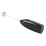 Resorte de acero inoxidable y el cuerpo está hecho de plástico ABS. Botón de encendido / apagado simple para una fácil operación El batidor de huevos no dañará los utensilios de cocina ni los cuencos. Fácil de limpiar con un paño húmedo