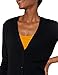 Amazon Essentials Women's Lightweight Vee Cardigan Sweater (Available in Plus Size), Black, Medium