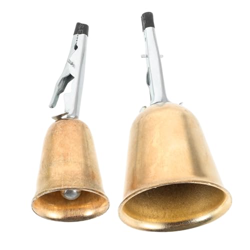 Abaodam Fishing Rod Bait Alarm Bell Metal Fish Alarm Bells for Rod Sea Fishing Gear and Equipment