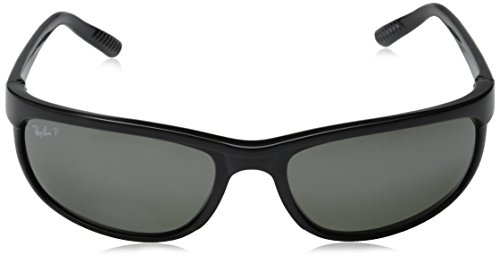 Ray Ban sunglasses RB2027 PRE, 601/W1 Black (Crystal Gray Mirror Polarized Lens), 63 mm2