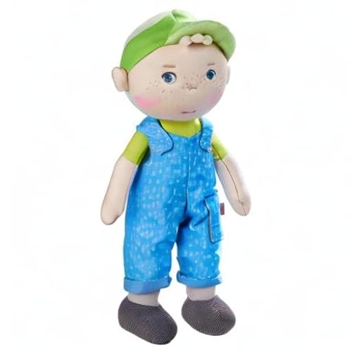 HABA Snug Up Till - 10" Soft Doll, Machine Washable Baby Boy Doll, Perfect Snuggly Toddler Plush Figure for 18 Months and Up