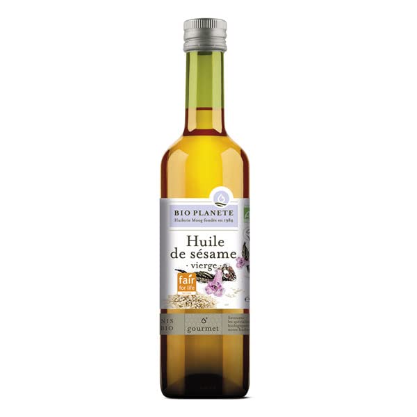 Bio Planète - Huile de sésame vierge équitable 50cl - Vendu par unité