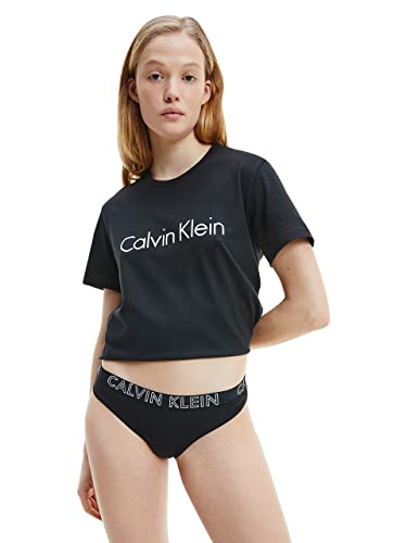Calvin Klein Women's Ultimate Cotton Bikini, Black, XS