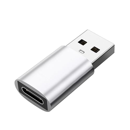 USBϊRlN^[ CA OTG Ro[^[ USB-C & USB3.0ϊA_v^ USB 3.1 Type C X to USB 3.0 IX f[^]QC3.0 ^ y (Silver)