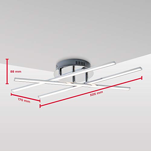 B.K.Licht Plafoniera LED da soffitto, Lampadario