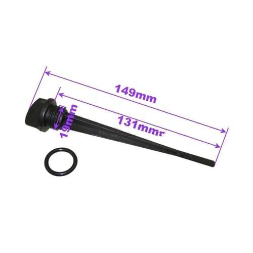 Varilla de nivel de aceite para motos de 125cc a 250cc, medidor esencial de motor 4