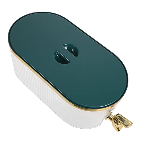 Healifty Portable Juice Dispenser with Spigot Capacity Drink Dispenser for Fridge Sturdy Beverage Holder for Parties Events and Home Use Easy Install Blocking Faucet