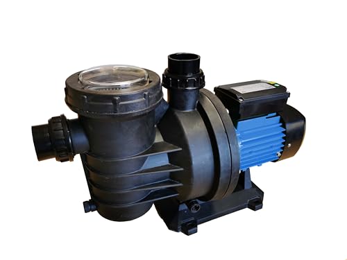 Bomba autoaspirante para piscina ION PURE DPOOL SI 0,5 CV – Caudal 11 m³/h – Prefiltro integrado – Cuerpo reforzado con fibra de vidrio – Tapa transparente