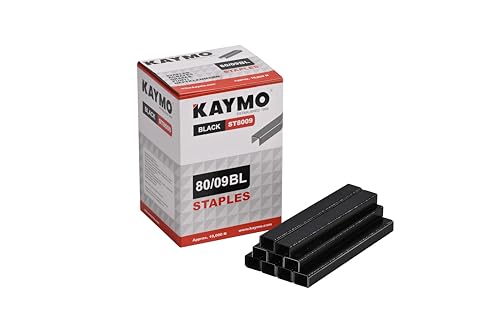 Image of Kaymo 80 Series Heavy Duty Staple (Staple Black Color - 9 MM)